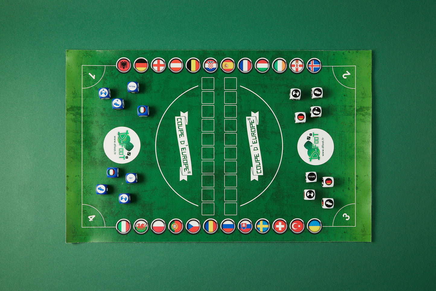 Morocco-Argentina Tube Pack with Mat/20 Dice