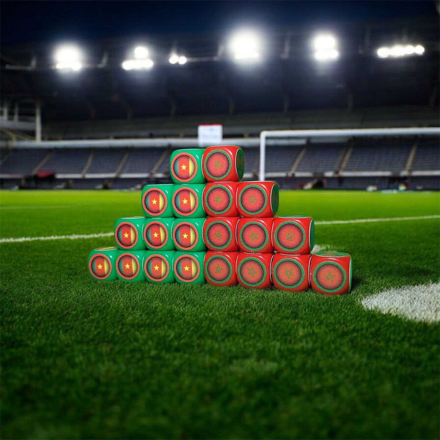 Morocco 10-Cameroon 10 with Pocket Mat