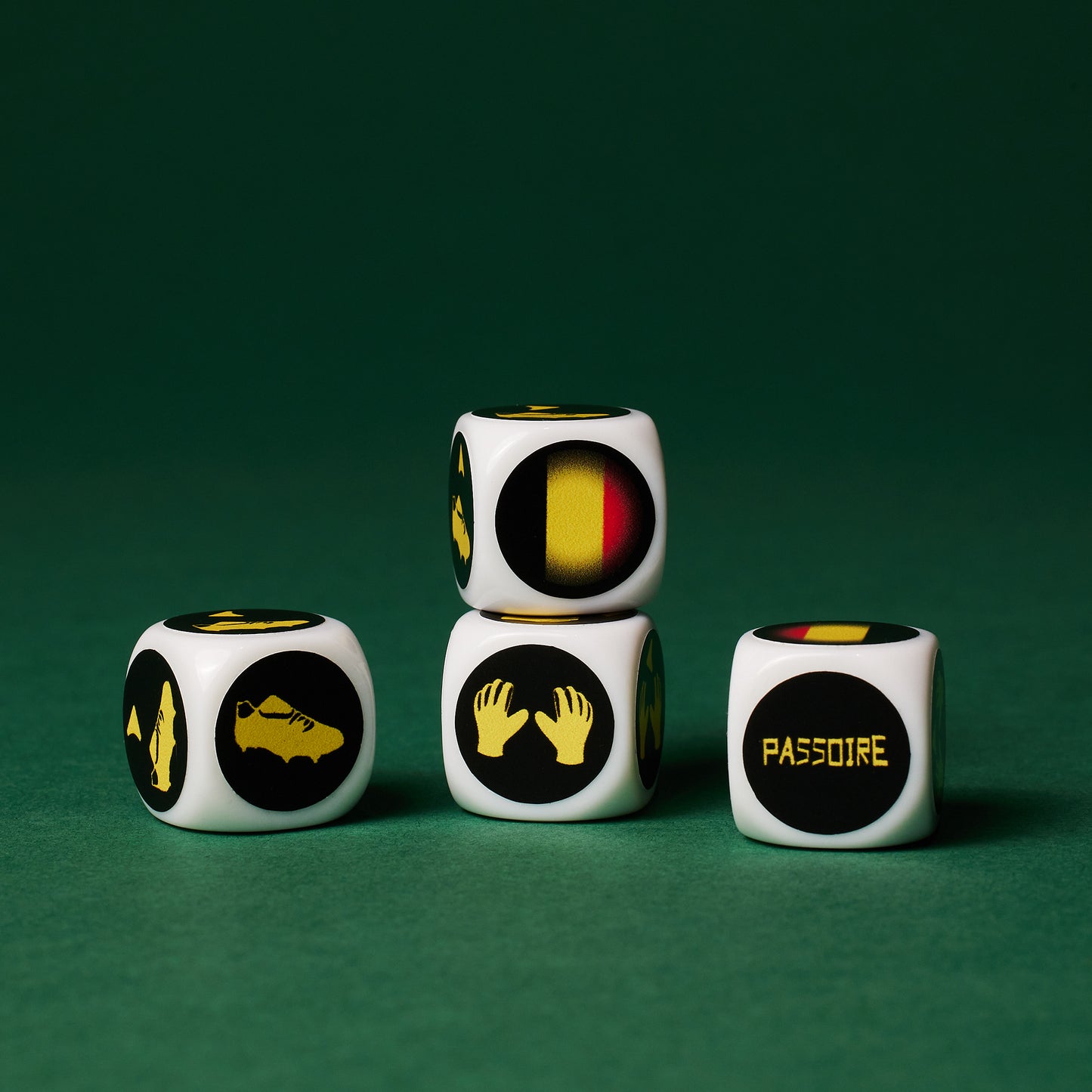 10 White Dice - Belgium