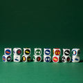 Pack 8 Pays 16 dés - France, Italie, Allemagne, Espagne, Belgique, Pays-Bas, Angleterre, Portugal