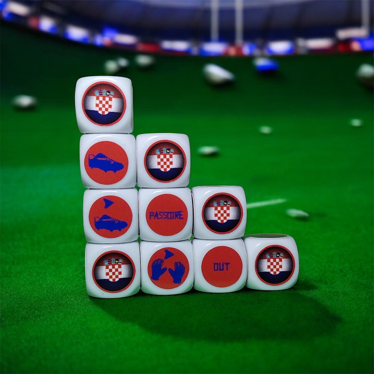 10 White Dice CROATIA