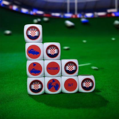 10 White Dice CROATIA