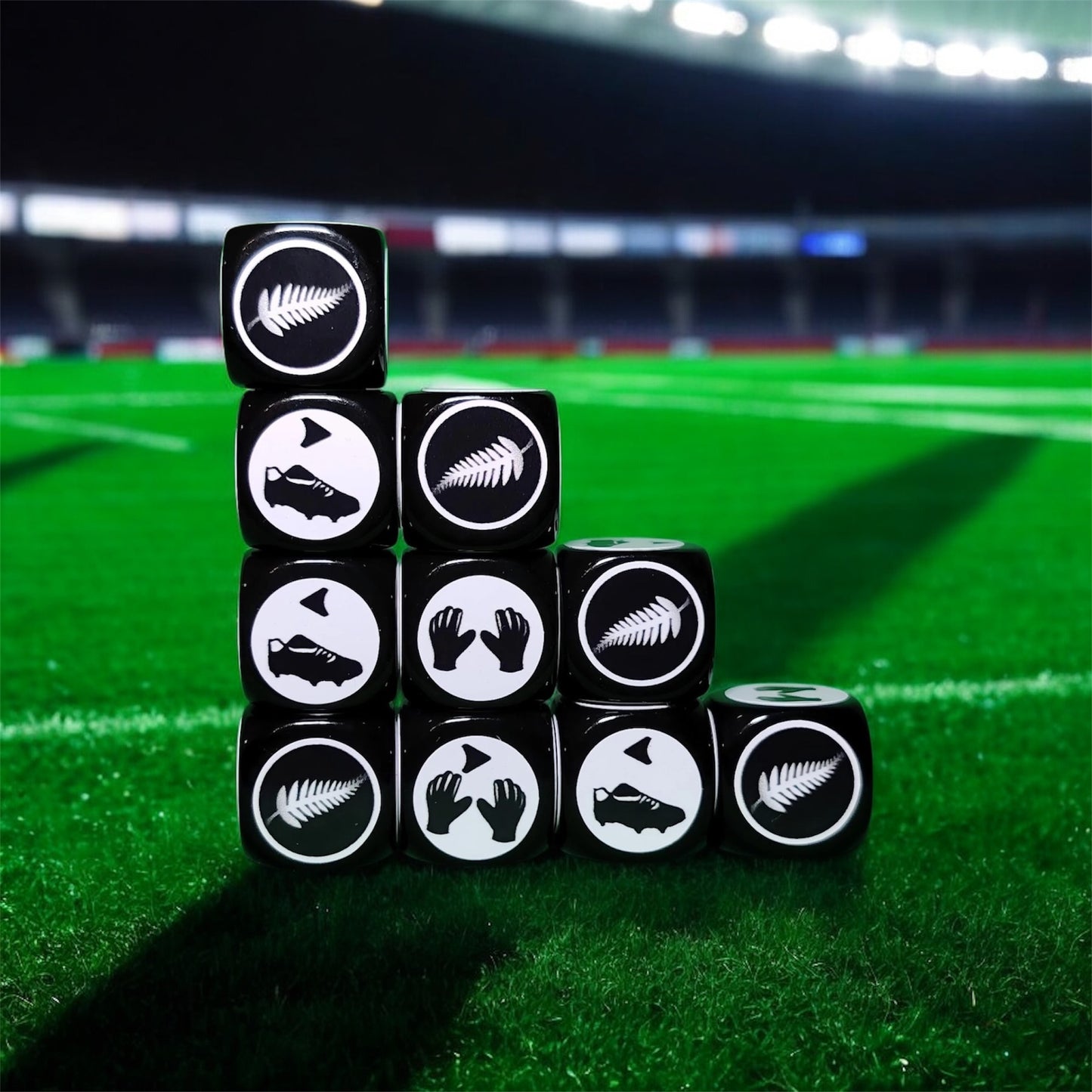 10 Dés Noirs Nouvelle Zélande