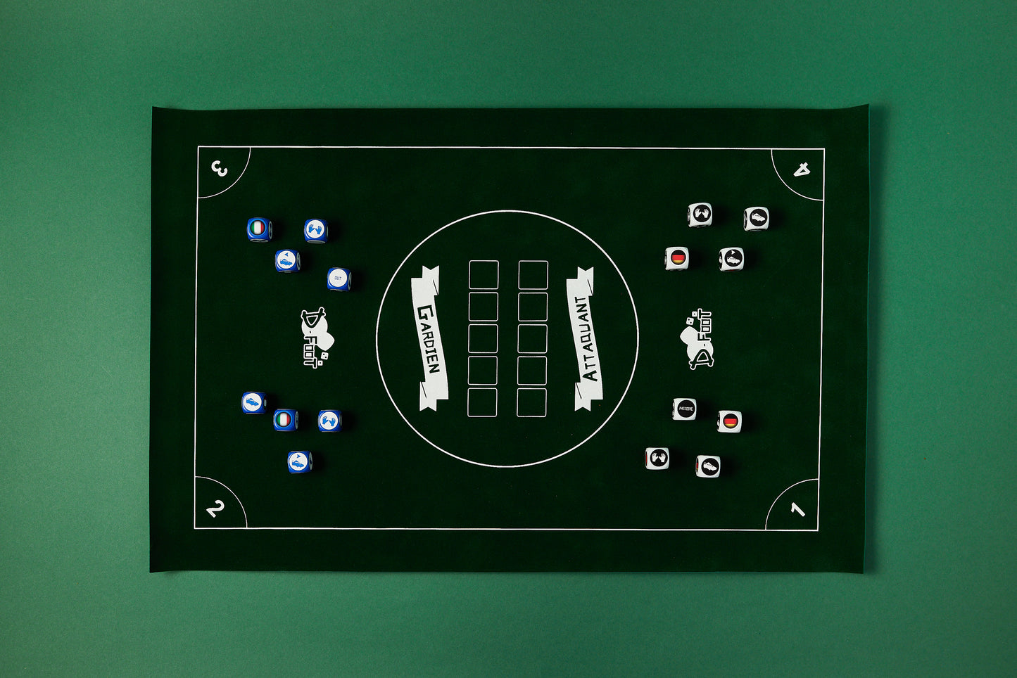 Germany-Italy Tube Pack with mat/20 dice