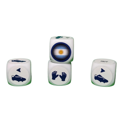 Morocco-Argentina Tube Pack with Mat/20 Dice