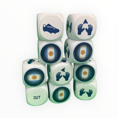 10 White dice ARGENTINA