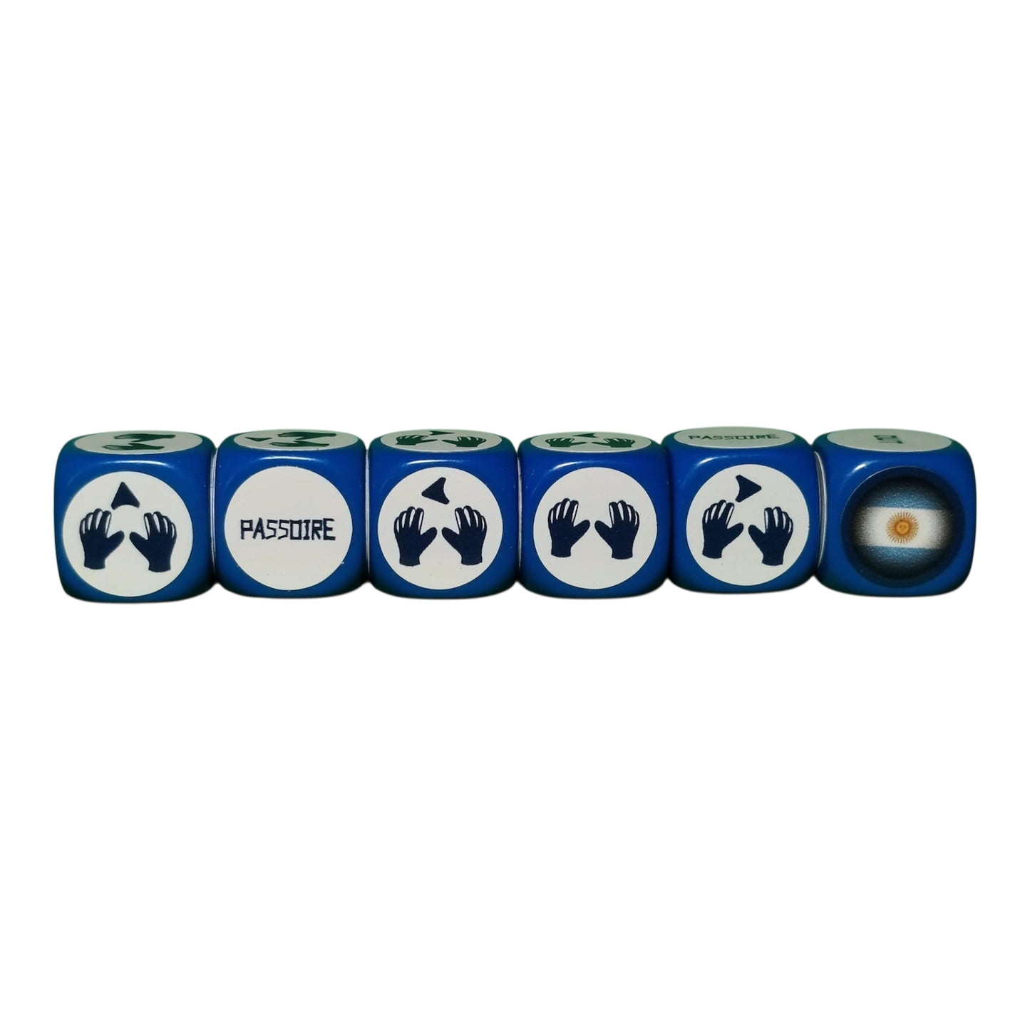 Brazil-Argentina Tube Pack with Mat/20 Dice