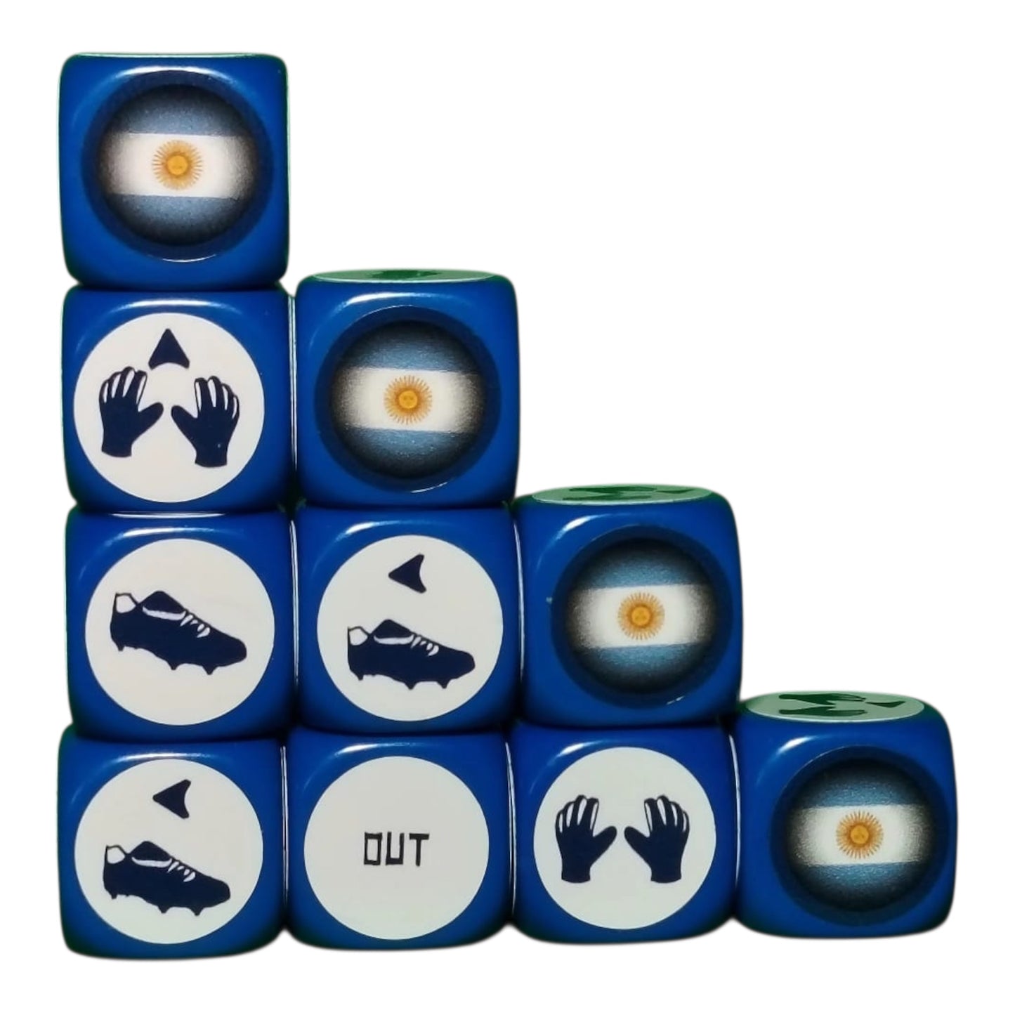 Brazil-Argentina Tube Pack with Mat/20 Dice