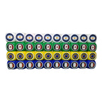France-Mexique-Argentine-Brésil Pack Tube avec Tapis/40 dés