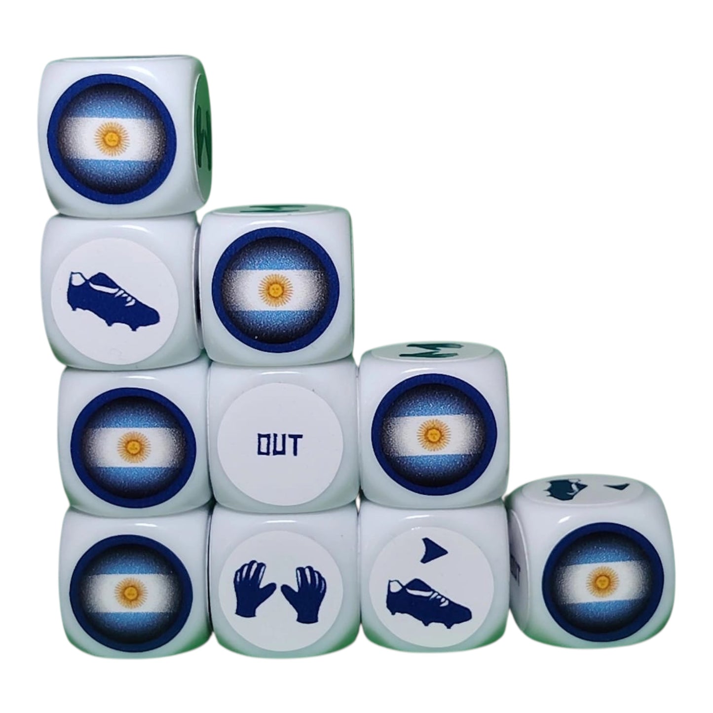 Morocco-Argentina Tube Pack with Mat/20 Dice