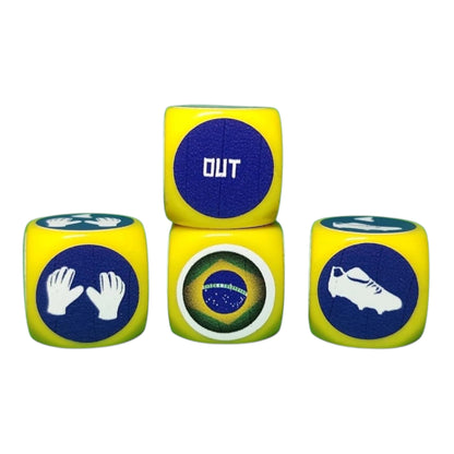 France-Mexique-Argentine-Brésil Pack Tube avec Tapis/40 dés