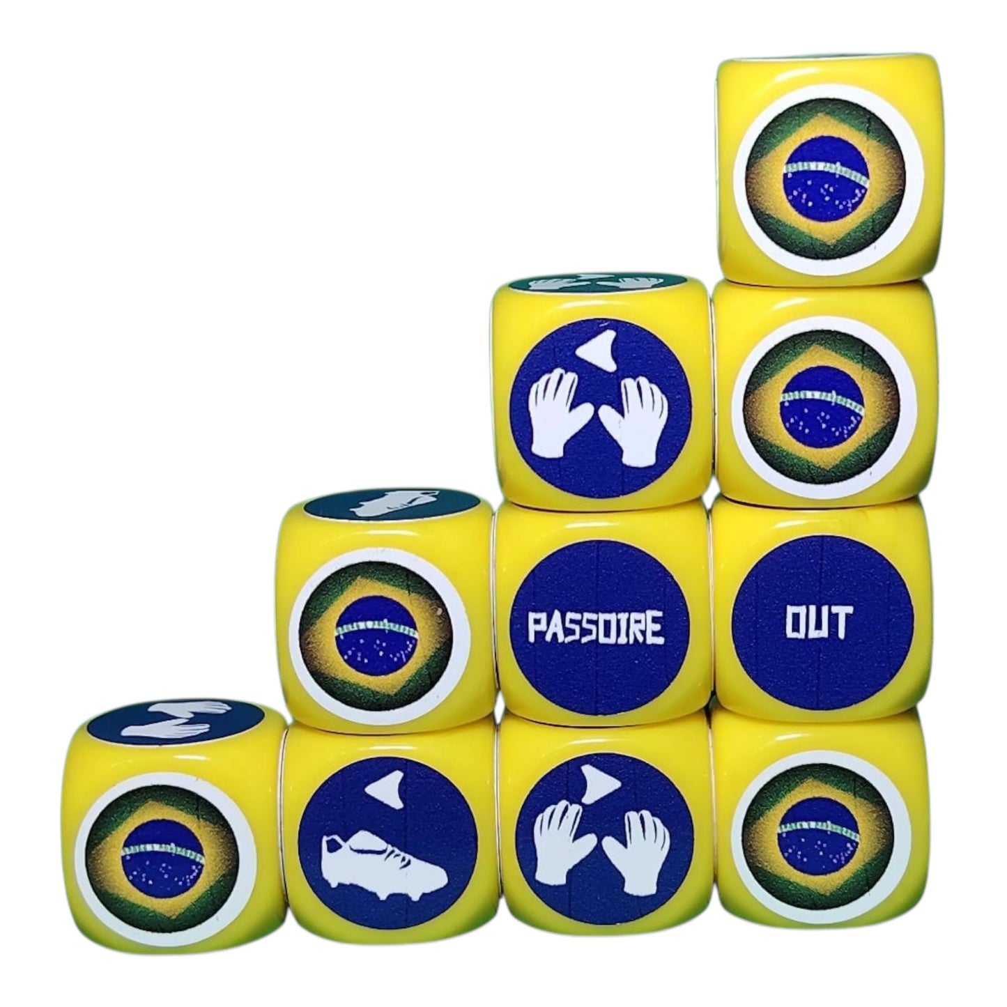 Brazil-Argentina Tube Pack with Mat/20 Dice
