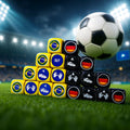 Pack Tube Brésil-Allemagne avec tapis/20 dés