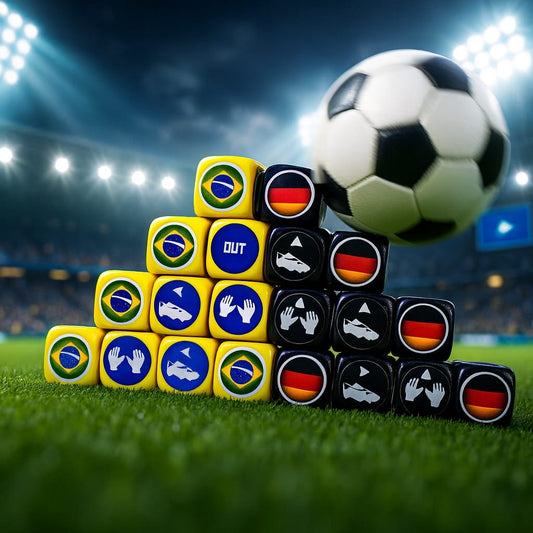Pack Tube Brésil-Allemagne avec tapis/20 dés