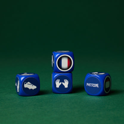 Pack Tube France-Allemagne-Espagne-Italie avec tapis Feutrine/40 dés