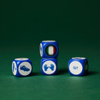 Pack Tube France-Allemagne-Espagne-Italie avec tapis Feutrine/40 dés