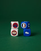 Collector Dés sérigraphiés France-Croatie en 16mm--PRE-COMMANDE