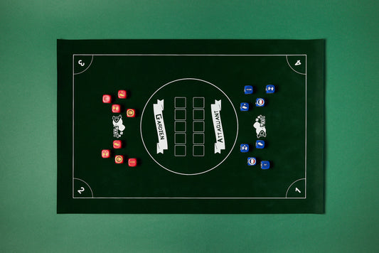 Pack Tube France-Espagne avec tapis Feutrine/20 dés