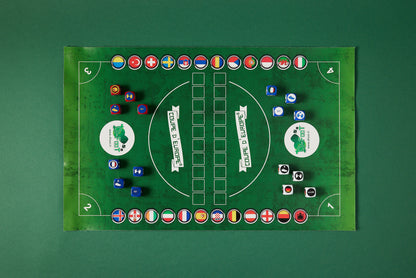 Pack Tube Brésil-Allemagne avec tapis/20 dés