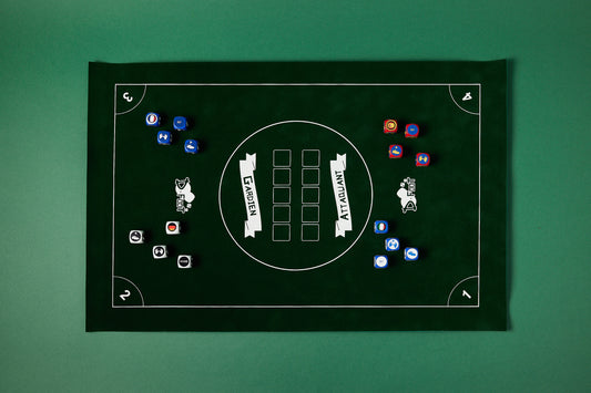 Pack Tube France-Allemagne-Espagne-Italie avec tapis Feutrine/40 dés