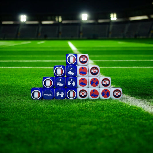 Pack Tube France-Croatie avec Tapis/20 dés