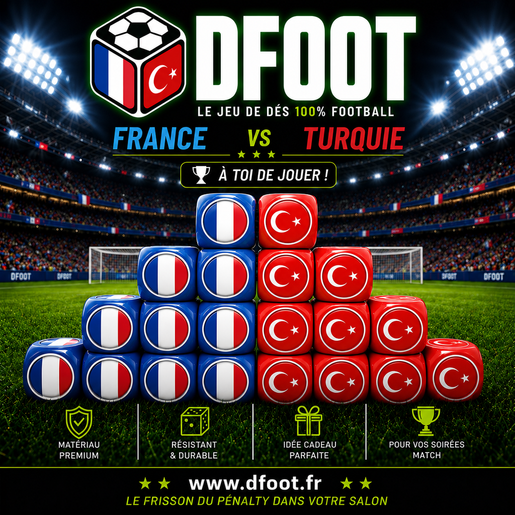 Pack Tube avec tapis - 2 pays au choix - 20 dés