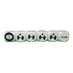 France-Mexique-Argentine-Brésil Pack Tube avec Tapis/40 dés