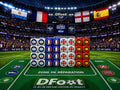 Pack Tube 4 Pays-FRANCE/ANGLETERRE/ESPAGNE/ARGENTINE avec Tapis Stadium