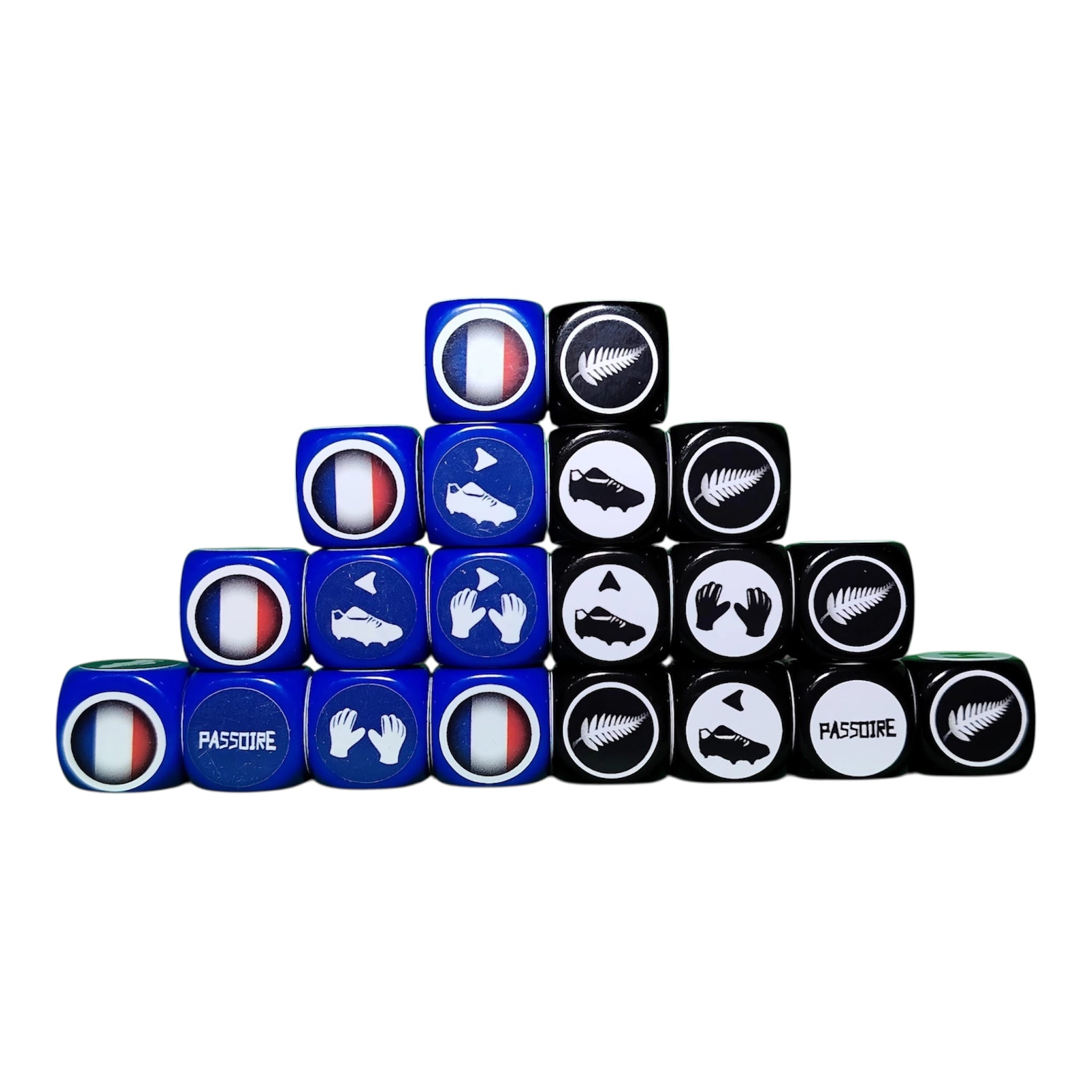 France-Nouvelle Zélande pack Tube avec Tapis/20 dés