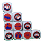 10 dés Blancs CROATIE