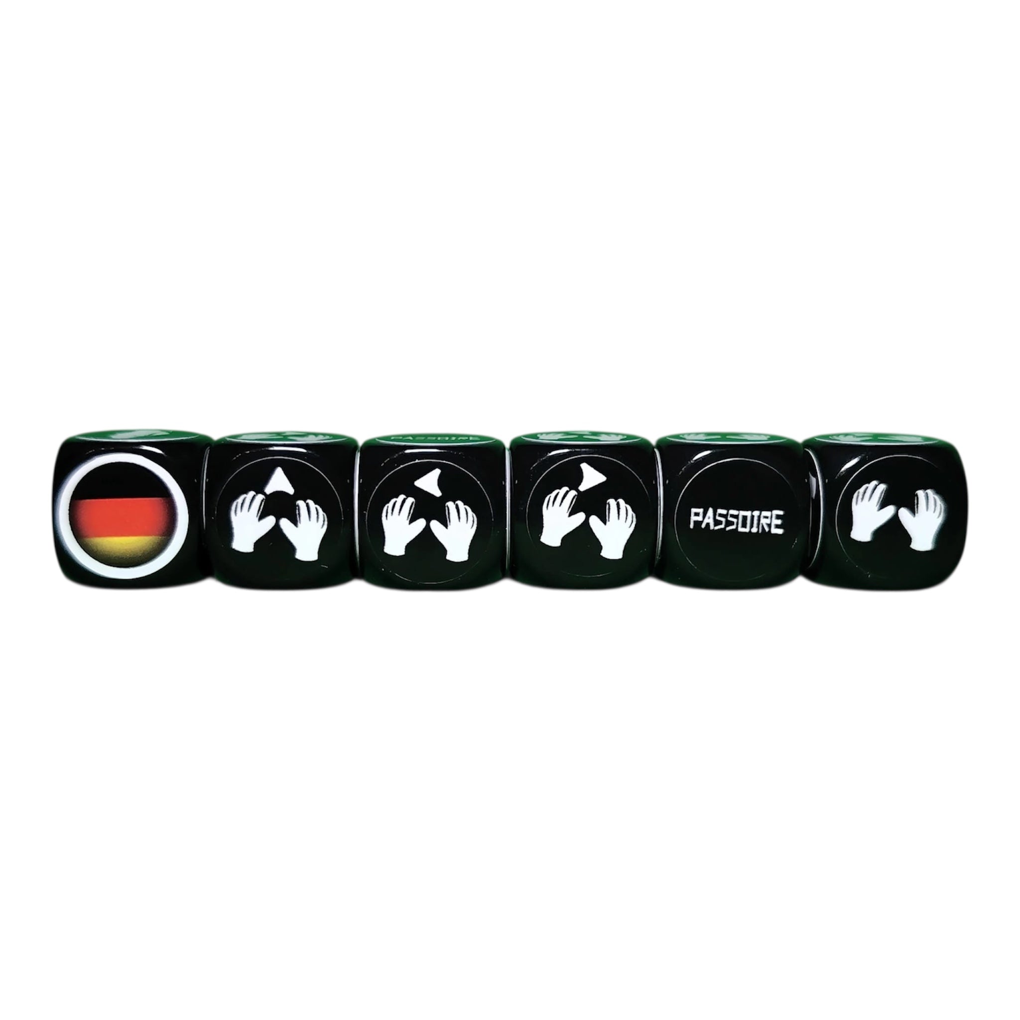 Pack Tube Brésil-Allemagne avec tapis/20 dés