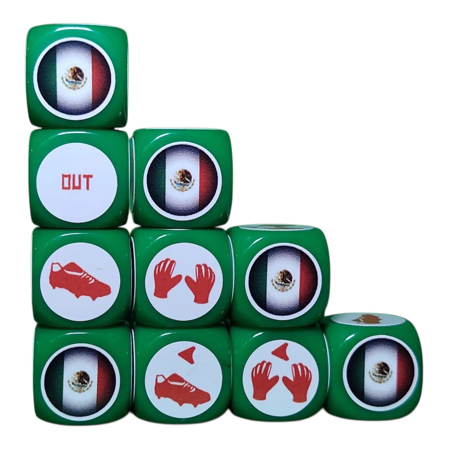 France-Mexique Pack Tube avec Tapis/20 dés