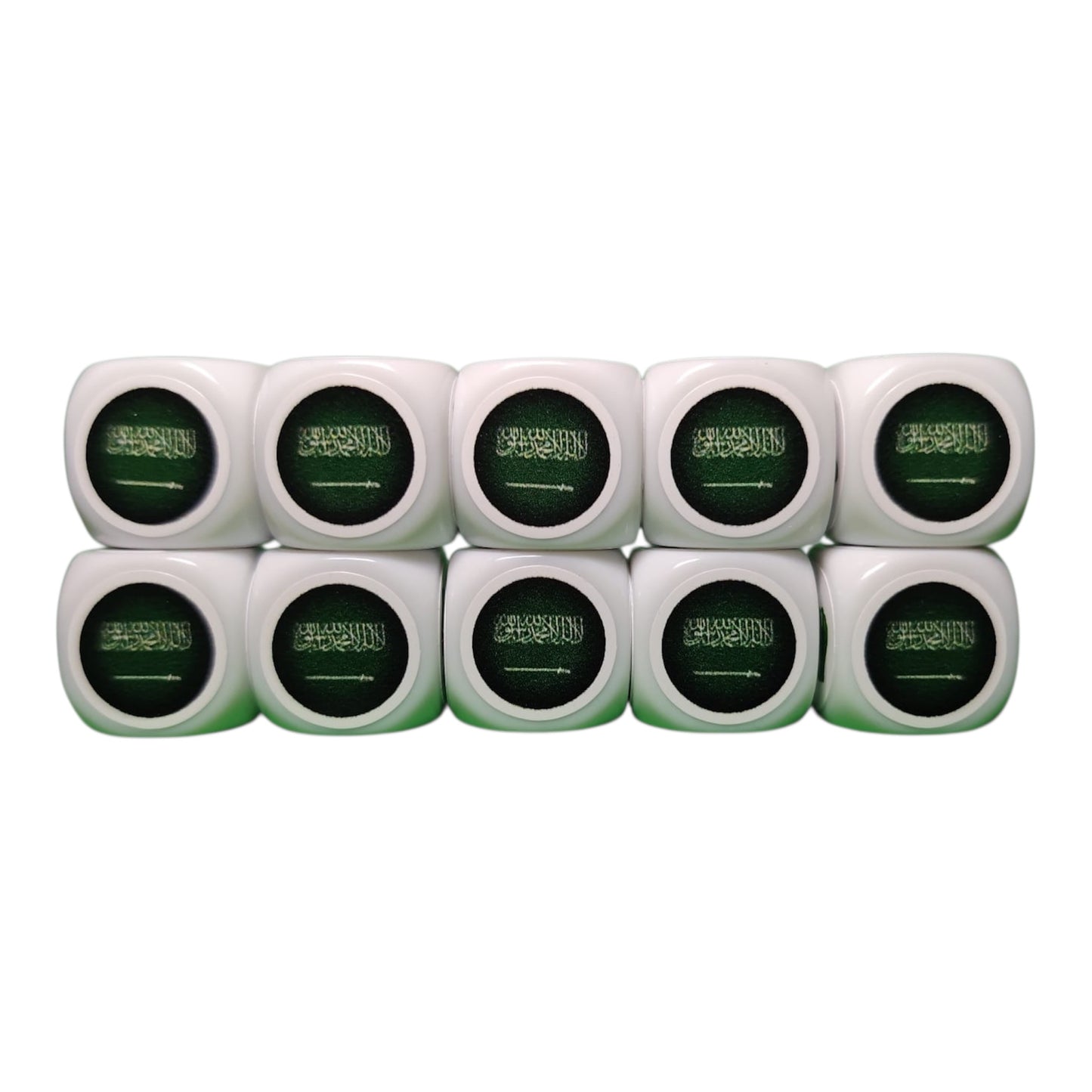 10 dés Blancs Saoudite Arabie