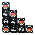 Pack Tube Allemagne-Pays-bas avec Tapis/20 dés (spécial HALLOWEEN)