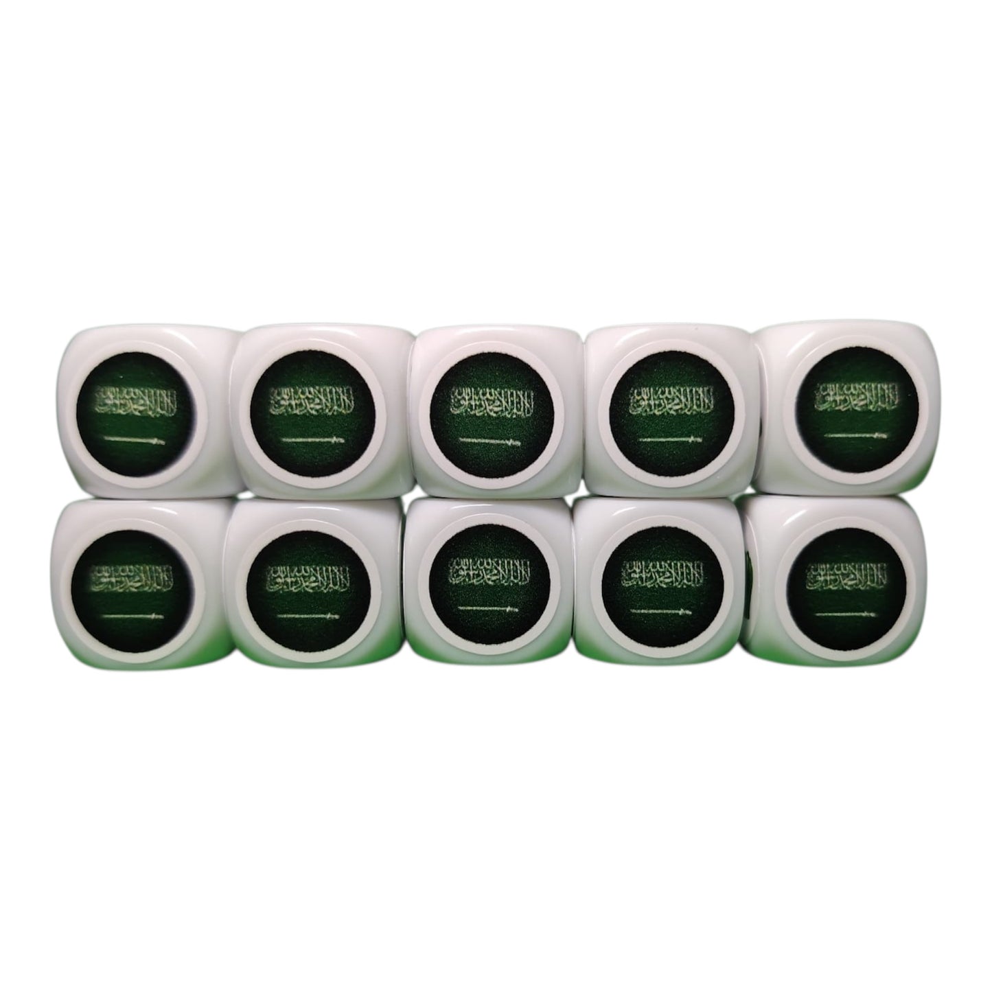 10 dés Blancs Saoudite Arabie