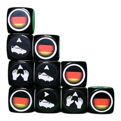 Pack Tube Brésil-Allemagne avec tapis/20 dés
