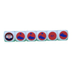 Pack Tube France-Croatie avec Tapis/20 dés