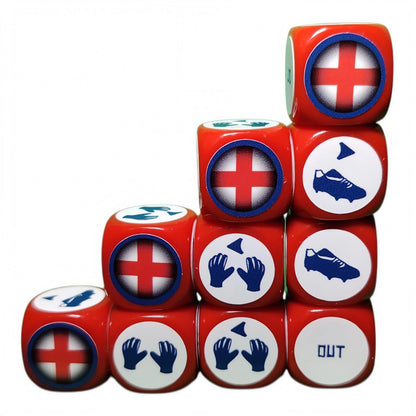 Pack Tube France-Angleterre-Argentine-Nouvelle Zélande avec Tapis Cup Trophy/40 dés