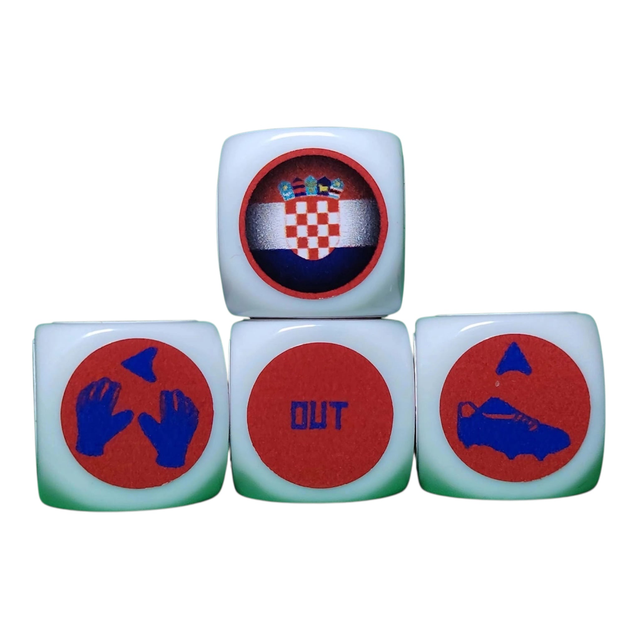 10 dés Blancs CROATIE