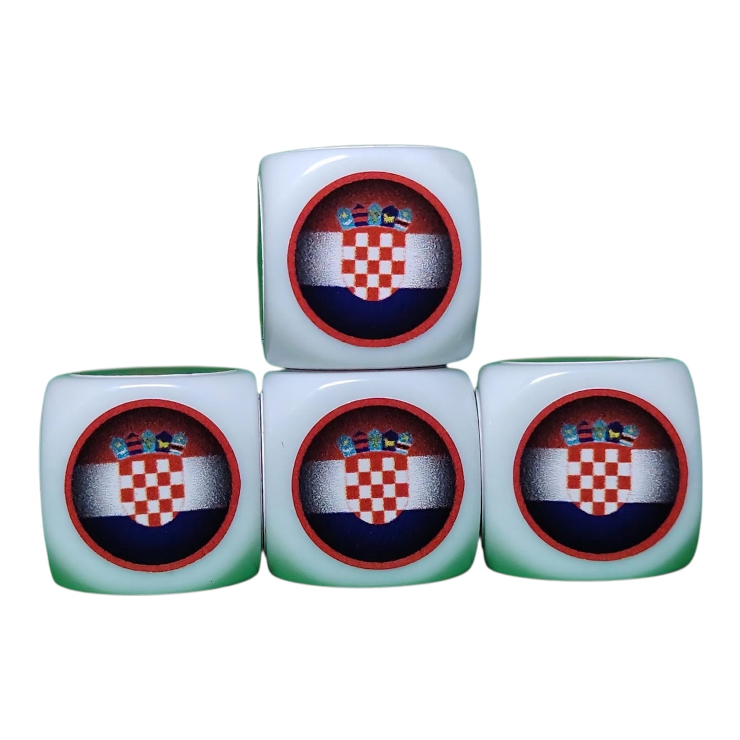 Pack Tube France-Croatie avec Tapis/20 dés