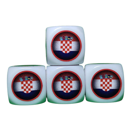 Pack Tube France-Croatie avec Tapis/20 dés