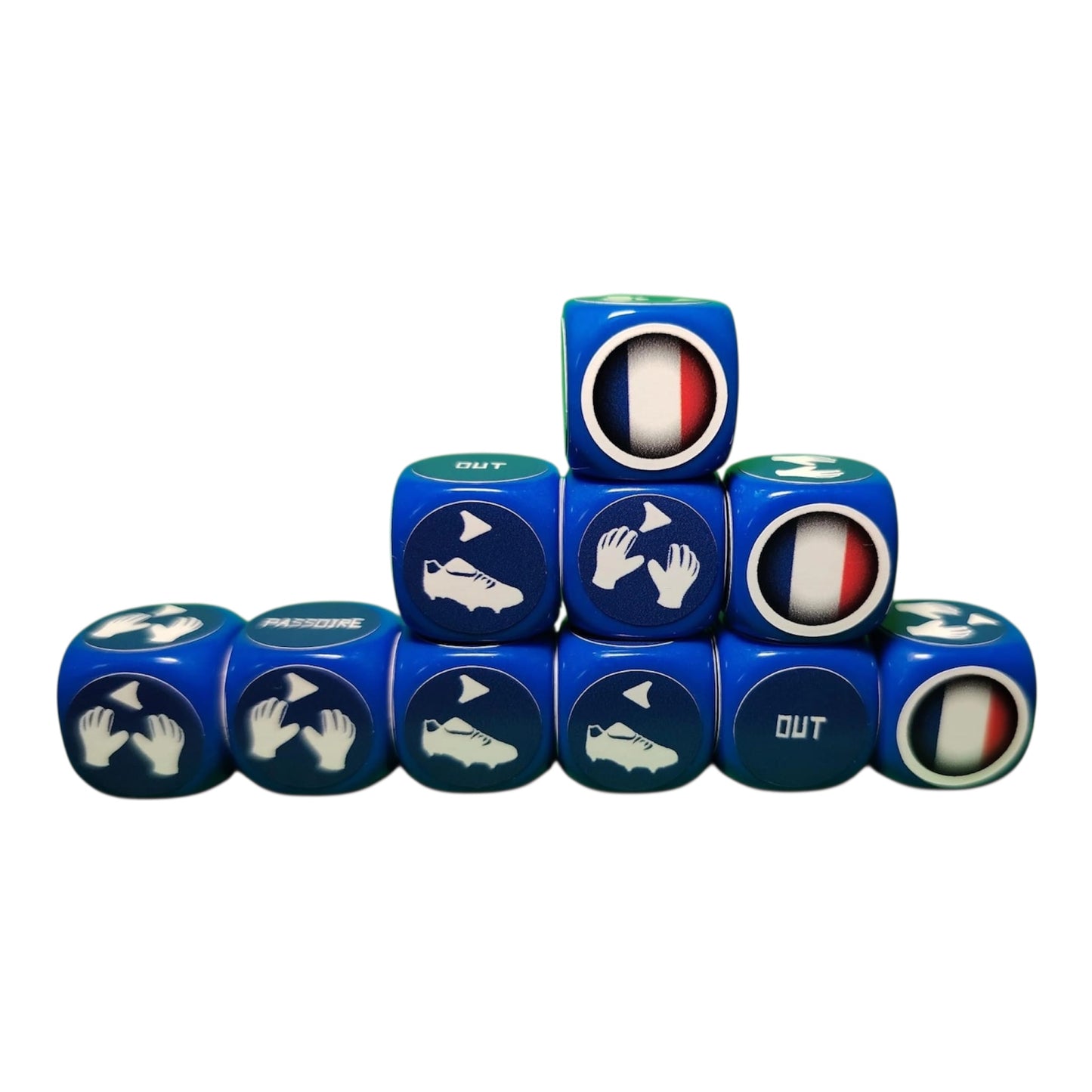 France-New Zealand Tube Pack with Mat/20 Dice