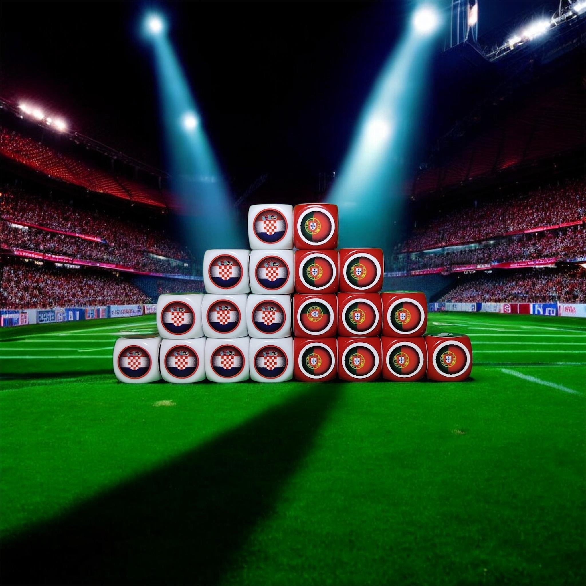 Pack Tube avec tapis - 2 pays au choix - 20 dés