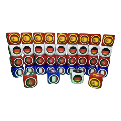 4 Countries France-Germany-Spain-Portugal/40 dice