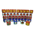 Pack Tube 4 pays avec tapis de jeu/France-Allemagne-Espagne-Portugal/40 dés
