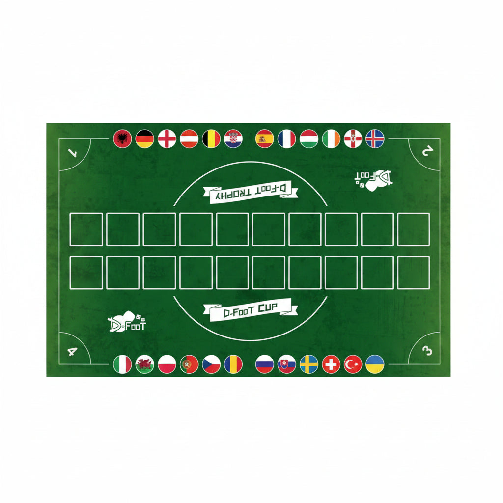France 10 - Brésil 10 avec tapis pocket