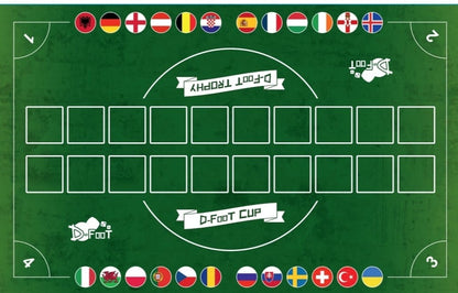 BIG PACK 8 countries with 1 Stadium mat + 1 Pocket mat