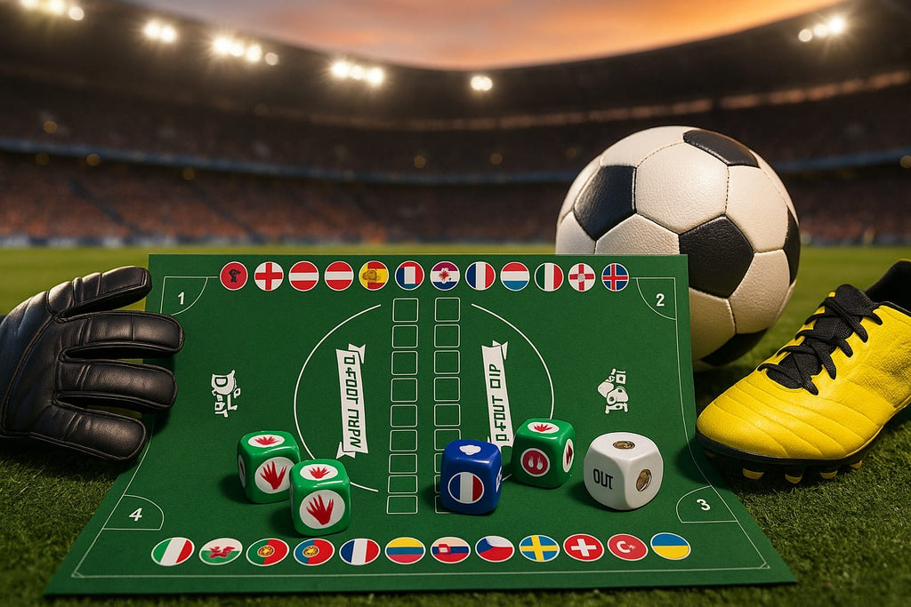 Pack Tube France-Croatie avec Tapis/20 dés