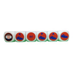 Pack Tube avec tapis - Brésil/Croatie - 20 dés