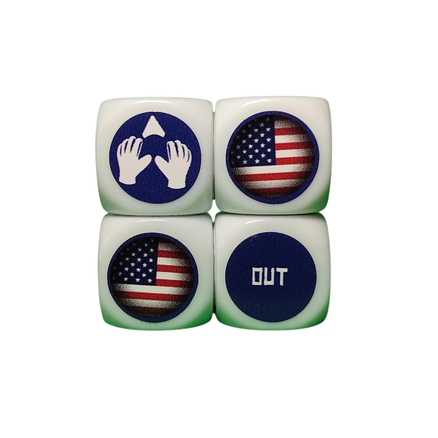 U.S.A-Brésil Pack Tube avec Tapis Stadium/20 dés